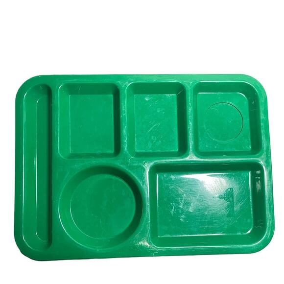 LOT of 7 Vintage MELAMINE Melmac DIVIDED Cafeteria FOOD Trays Tucker SiLite 614‎ - Picture 14 of 15